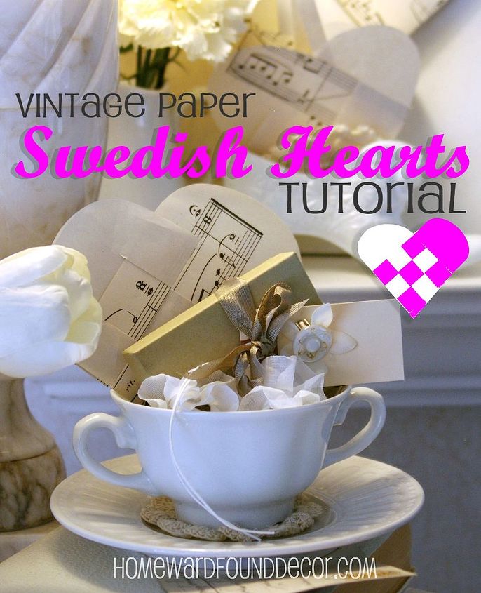 vintage paper swedish hearts tutorial, crafts, seasonal holiday decor