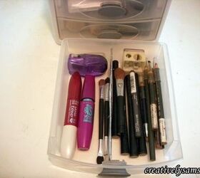 makeup storage, cleaning tips, storage ideas, The eyeliner mascara drawer