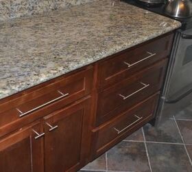 granite is installed, countertops, kitchen design, Stove side
