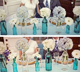 rustic wedding decorations diy style, crafts, home decor, Bottles with flowers are the signature look of every rustic defcoratyion so don t forget about them