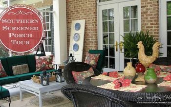 Southern Screened Porch {Tour}