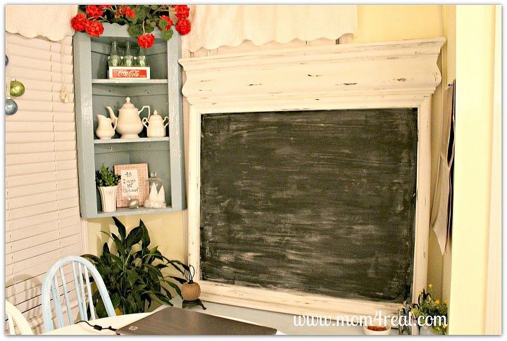 christmas mantel turn a mirror into a chalkboard for a one of a kind display, chalk paint, chalkboard paint, christmas decorations, crafts, seasonal holiday decor, After