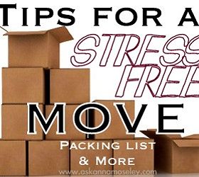 tips for a stress free move, cleaning tips