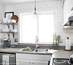 small kitchen makeover, home improvement, kitchen backsplash, kitchen cabinets, kitchen design