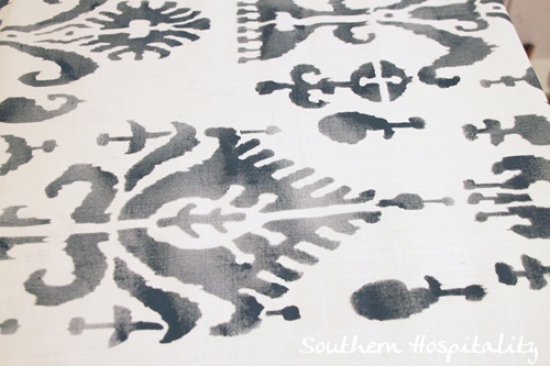 how to stencil drapes, crafts, painting
