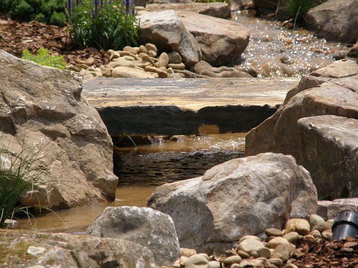 davidson n c pondless waterfall, ponds water features, A natural bridge begs to be walked over