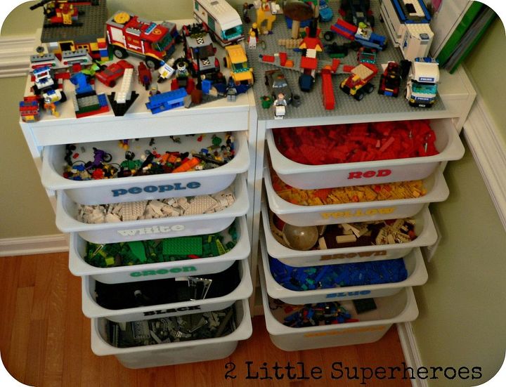 the ultimate lego storage, cleaning tips, organizing, storage ideas, Ikea Trofast system