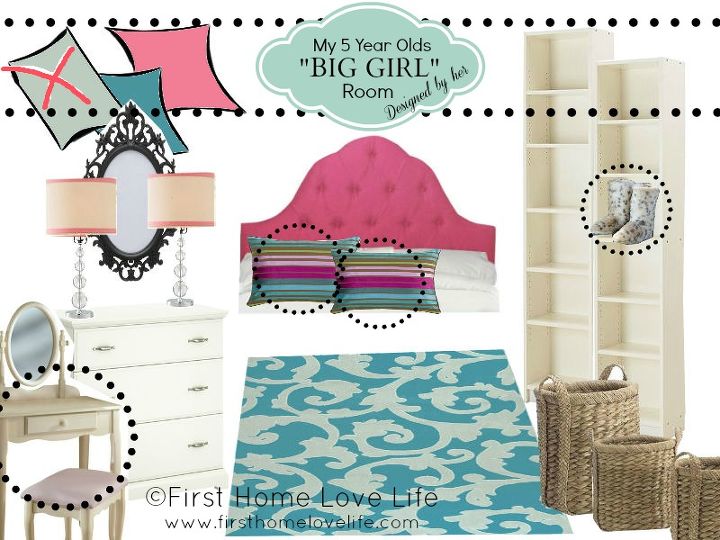 a little girl s big girl bedroom, bedroom ideas, home decor