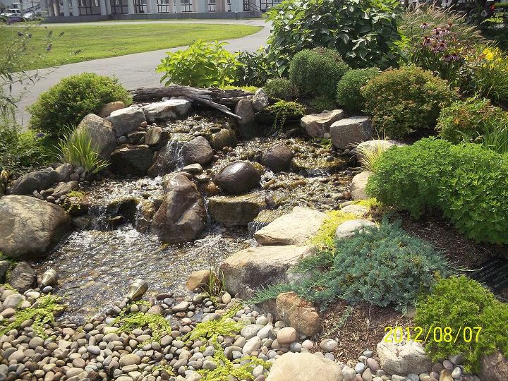 gardens within gardens, container gardening, flowers, gardening, outdoor living, perennial, ponds water features, A center natural ecosystem that attracts many of natures creatures