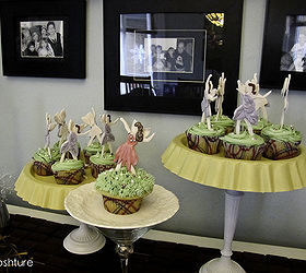 create some magic with a fairy party, flowers, home decor, fairy cupcakes