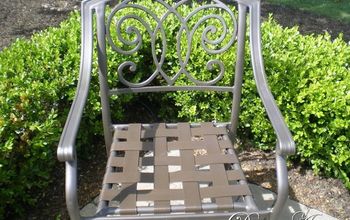Spraying New Life into Old Patio Furniture
