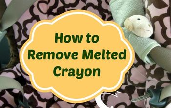How to Remove Melted Crayon