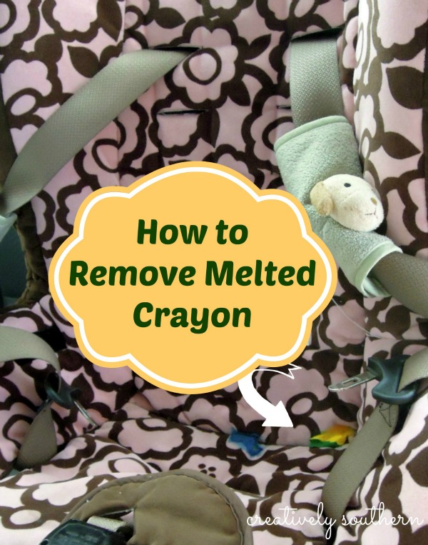 how to remove melted crayon, cleaning tips