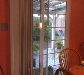 q bright orange walls in breakfast room, home decor, kitchen design, painting, Picture of breakfast room wall