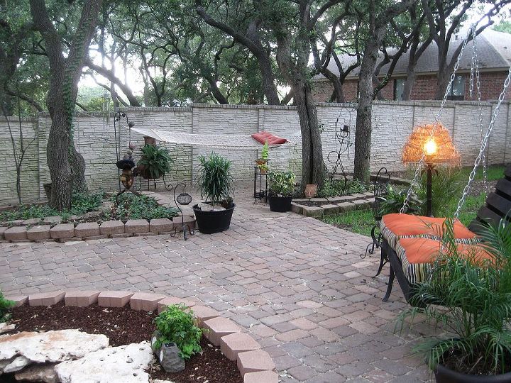 building a paved patio, concrete masonry, outdoor living, patio