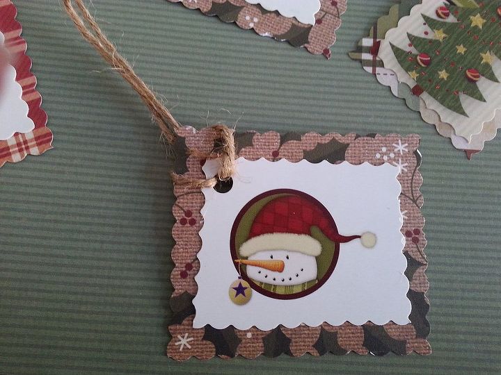 2013 christmas cards become 2014 christmas tags, crafts, repurposing upcycling, seasonal holiday decor, Christmas Card 2013