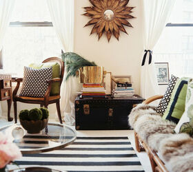 using sunburst mirrors in your home decor, home decor, living room ideas