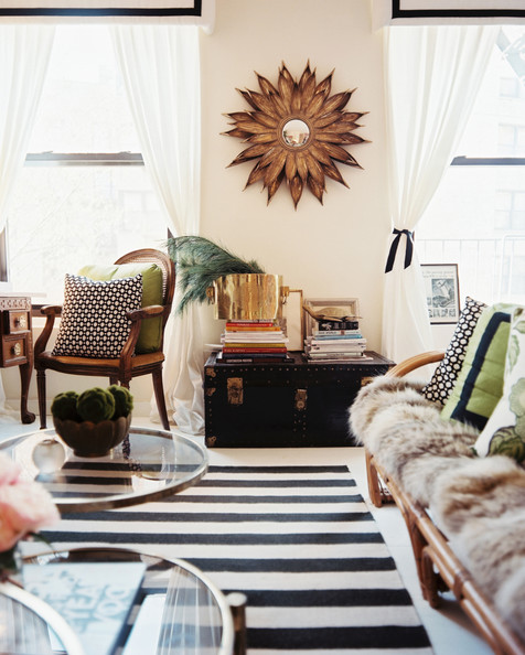 using sunburst mirrors in your home decor, home decor, living room ideas