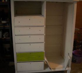 craft room, craft rooms, The mistinted green paint I bought was hideous I purchased some white and toned it down