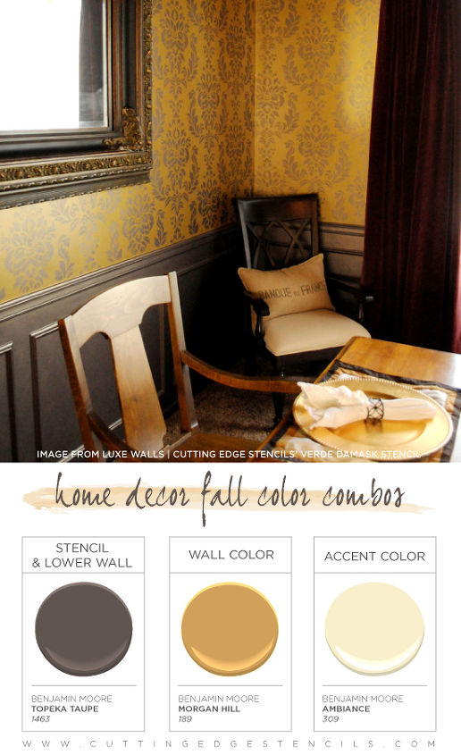 home decor fall color combinations using benjamin moore paints, home decor, painting
