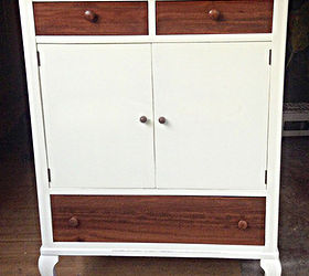the dreaded purple dresser makeover more or less wood, painted furniture, woodworking projects, No appliques