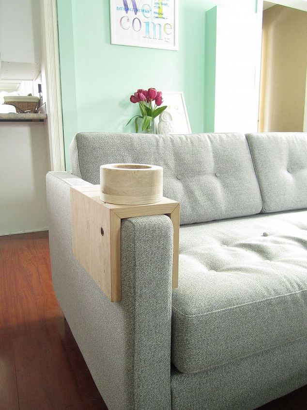 diy couch sleeve, diy, home decor, living room ideas, painted furniture, And here s what it looks like unstained