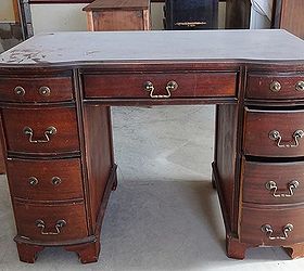 Refinished Antique Desk Hometalk