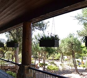 May Boxes Across Our Huge Front Porch Makes Me Happy!