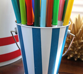 adding color and fun to every day items with washi tape, crafts