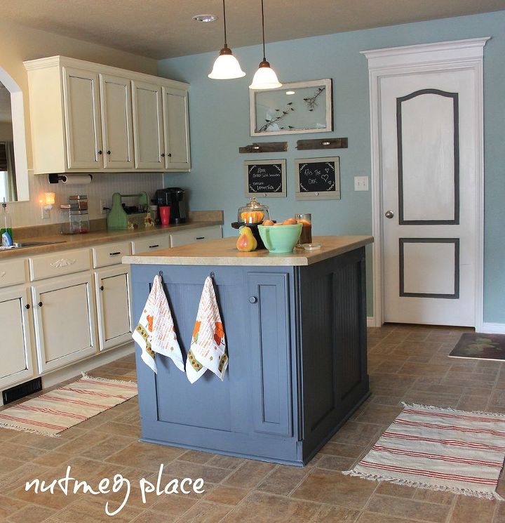board batten kitchen island, home decor, kitchen design, kitchen island, Board Batten kitchen island