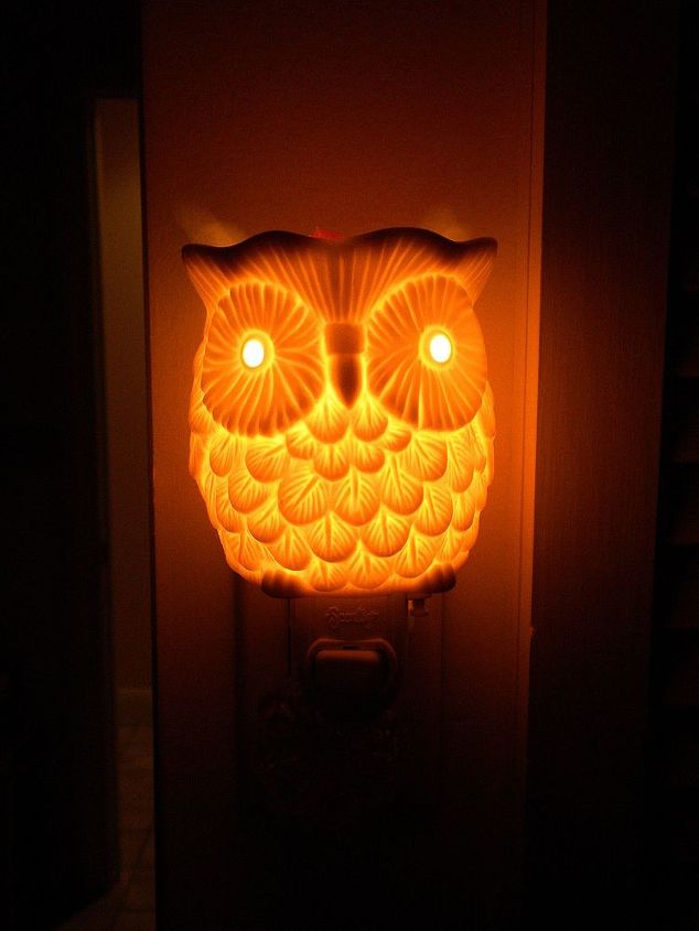 fall home fragrance decor touch, home decor, Whoot owl Scentsy plug in wax warmer