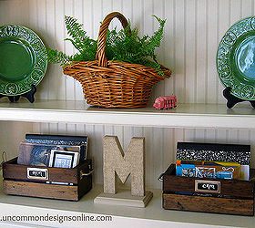 diy vintage crate, crafts, woodworking projects, Each crate has my kiddos summer reading supplies