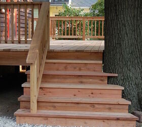deck built around a tree, decks, outdoor living