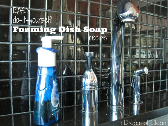 how to make your own foaming dish soap, cleaning tips, 2 ingredients and a little time is all you need to make your own foaming dish soap