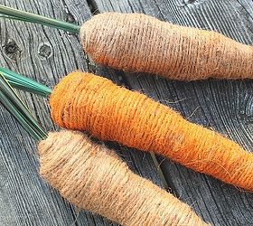 diy newspaper easter carrot decor, crafts, easter decorations, seasonal holiday decor