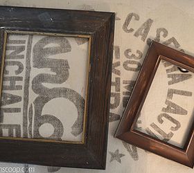 two junk frames turned one vintage glam frame, home decor, repurposing upcycling