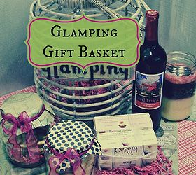 gift basket for the glamper camper, crafts, outdoor living, Glamping Gift Basket