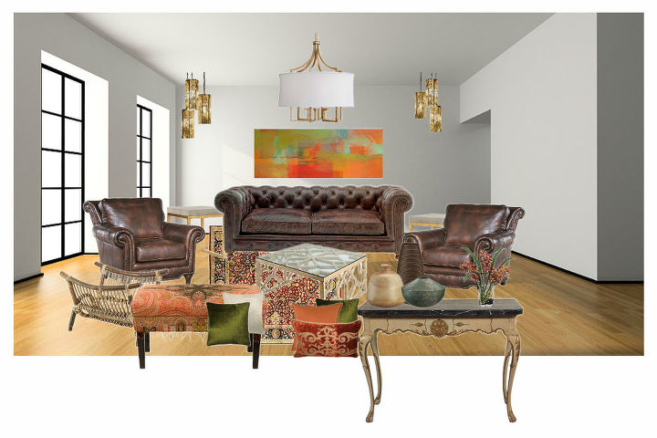 a style matching dilemma, home decor, living room ideas, painted furniture