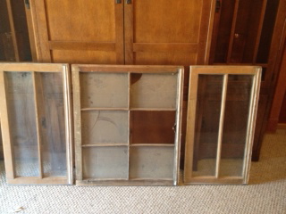 old windows redone, home decor, repurposing upcycling, this was the before picture