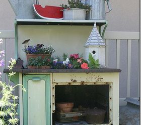 planting in unusual containers, container gardening, gardening, Cooking up some fun