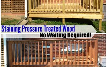 Teñir madera tratada a presión - No hay que esperar