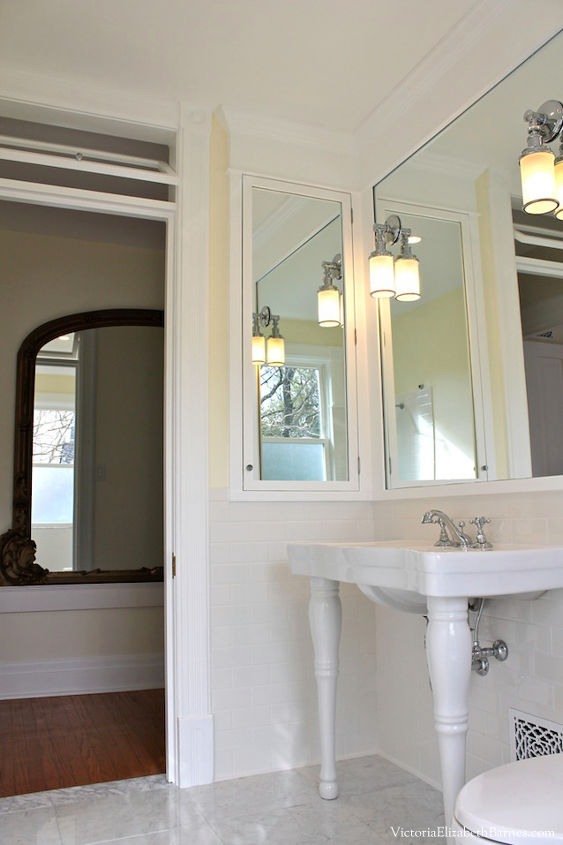 vintage inspired diy bath remodel before and after, bathroom ideas, diy, home decor, home improvement