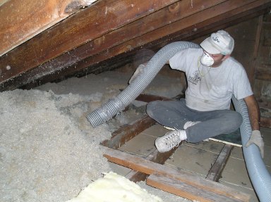 vacuum insulation from attic if you are going to have spray foam insulation, curb appeal, go green, home maintenance repairs, roofing, Vacuum insulation from attic if you are going to have spray foam insulation installed