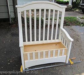 Instruction for cheap crib into bench