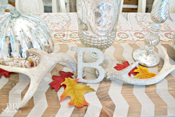 chevron wooden table runner, crafts, repurposing upcycling, seasonal holiday decor