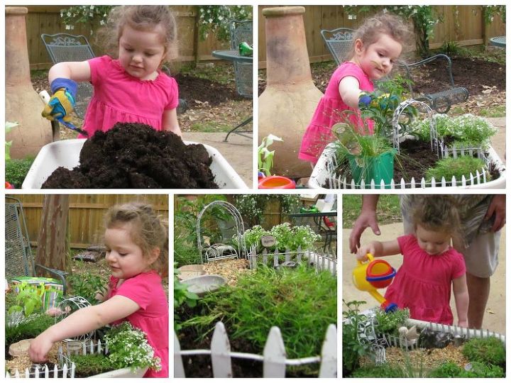 my daughter s first fairy garden, gardening