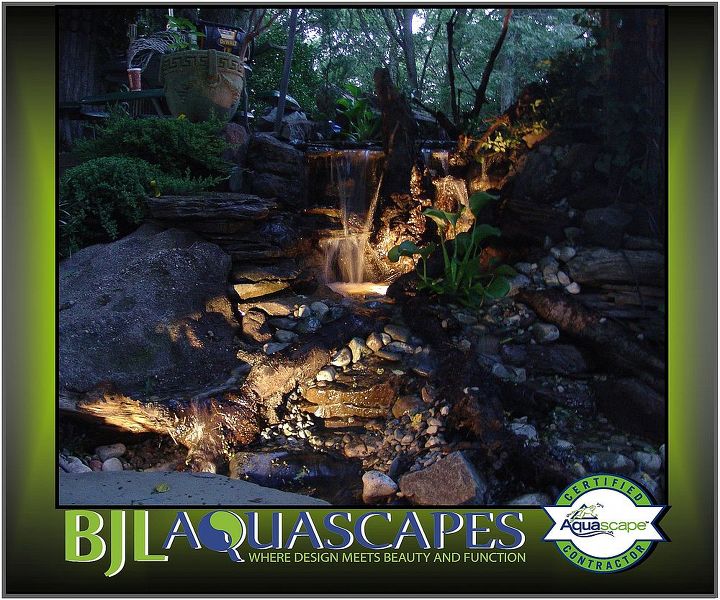 pondless waterfalls disappearing waterfalls waterfall ideas in new jersey bjl, landscape, outdoor living, ponds water features, Perfect fit for any budget this micro pondless waterfall with LED Lighting can fit in any corner of your yard This one is in Monmouth County New Jersey