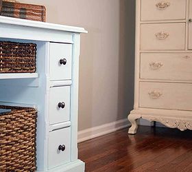 tv console makeover from boring to beautiful, crafts, kitchen cabinets