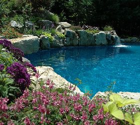 backyard retreat that is in keeping with natural surroundings, landscape, outdoor living, perennial, ponds water features, pool designs, spas, Vibration flowers bring out the peace within