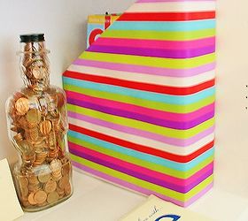 make magazine holder from a cereal box, crafts, repurposing upcycling